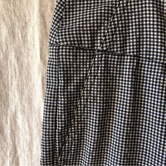 Hilary Radley pull on super stretch houndstooth black and white check pant M - Picture 3 of 7